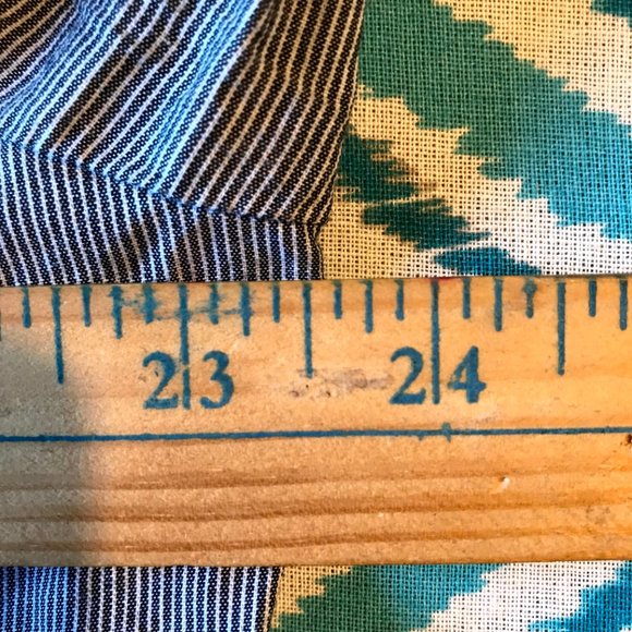 B'52 Men's Button Down Shirt blue Pin Stripe Size XL - Picture 7 of 9